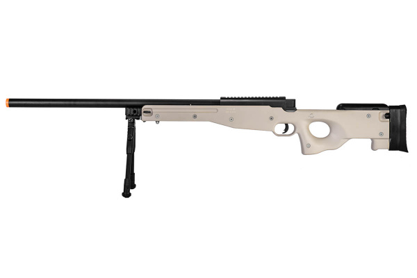 WELL L96 AWP Bolt Action Airsoft Rifle w/ Bipod ( Tan )