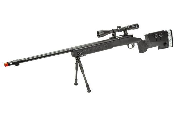 WellFire MB17B Airsoft Bolt Action Sniper Rifle ( Black )