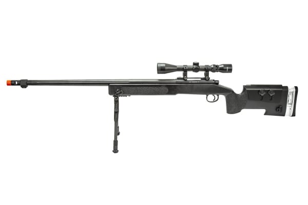 WellFire MB17B Airsoft Bolt Action Sniper Rifle ( Black )