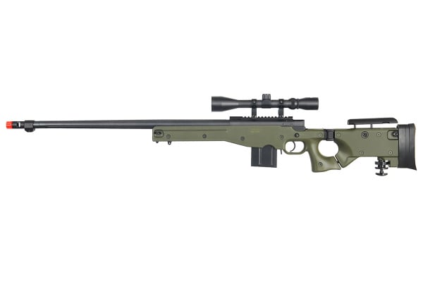 WELL MB4403GA Bolt Action Rifle With Fluted Barrel And Scope ( OD Green )