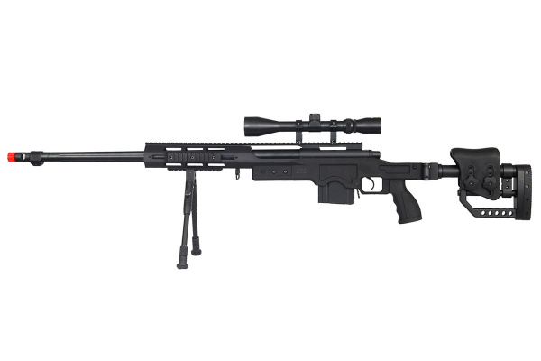 Well MB4411BAB Spring Bolt Action Airsoft Rifle ( Black )