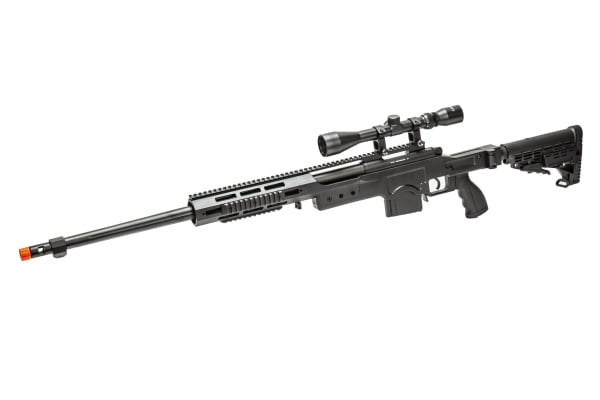 WellFire MB4412B Bolt Action Airsoft Sniper Rifle ( Black )