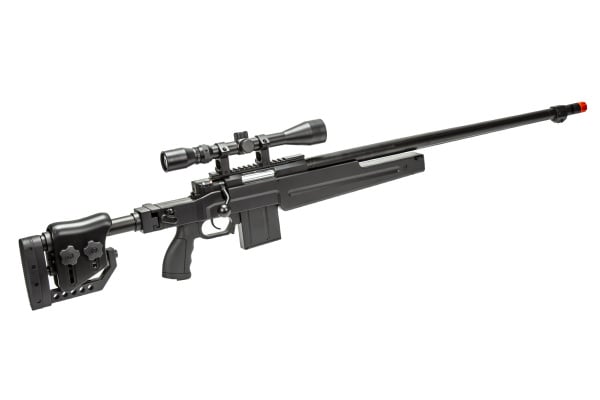 WellFire MB4415B Bolt Action Airsoft Sniper Rifle ( Black )