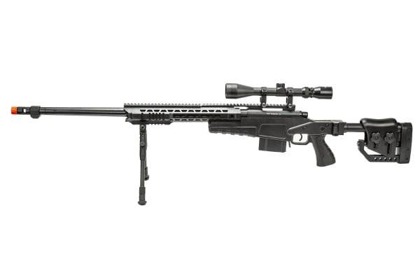 WellFire MB4419-2B Bolt Action Airsoft Sniper Rifle ( Black )