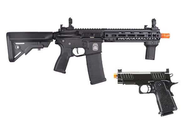 MAYO GANG MGC4 M4 FULL METAL W/ ETU AEG AIRSOFT GUN COMBO #6 ARMY ARMAMENT R612M C2 GBB AIRSOFT PISTOL