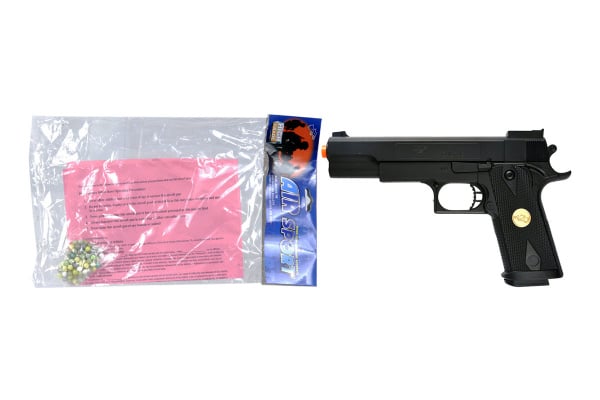 Double Eagle P169BAG Spring Airsoft Pistol in Poly Bag ( Black )