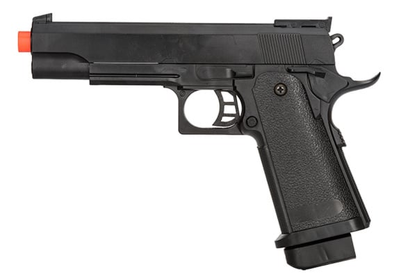 UK Arms P2001BAG 1911 Spring Airsoft Pistol in Poly Bag ( Black )