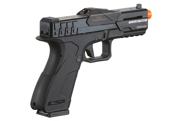 Poseidon CSI XG8 Gas Blow Back Airsoft Pistol (Metal & Black)