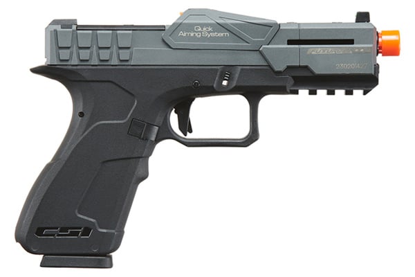 Poseidon CSI XG8 Gas Blow Back Airsoft Pistol (Gray & Black)