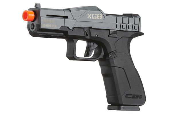 Poseidon CSI XG8 Gas Blow Back Airsoft Pistol (Gray & Black)