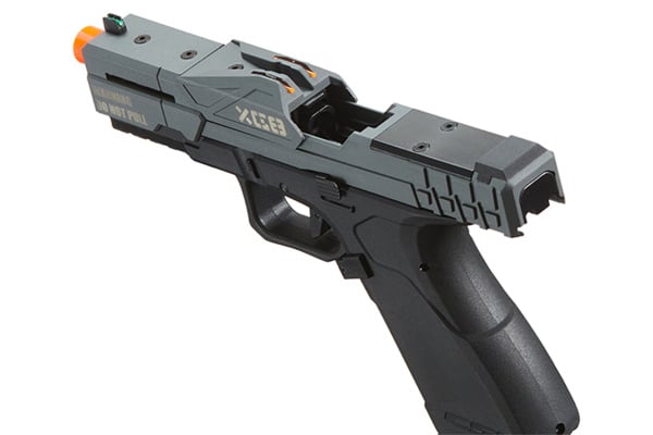 Poseidon CSI XG8 Gas Blow Back Airsoft Pistol (Gray & Black)