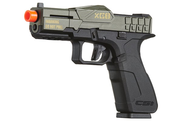 Poseidon CSI XG8 Gas Blow Back Airsoft Pistol (OD Green & Black)