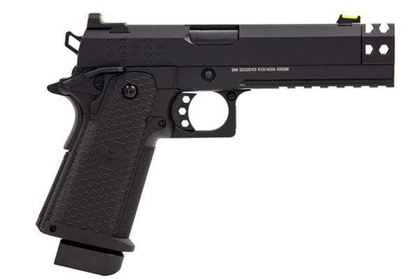 Raven HEX-Comp Full Metal GBB Hi-Capa Airsoft Pistol (Black)