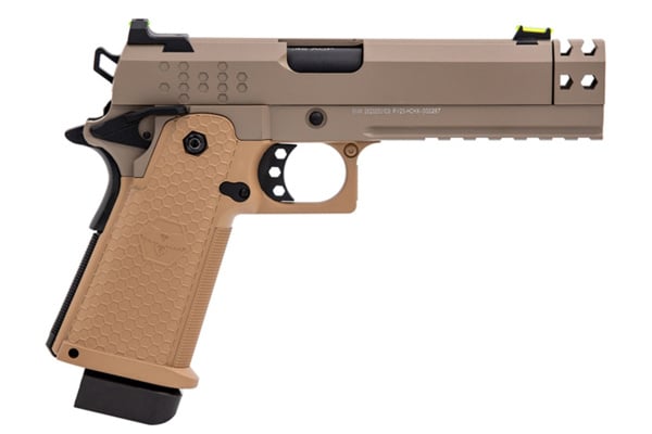 Raven HEX-Comp Full Metal GBB Hi-Capa Airsoft Pistol (Tan)