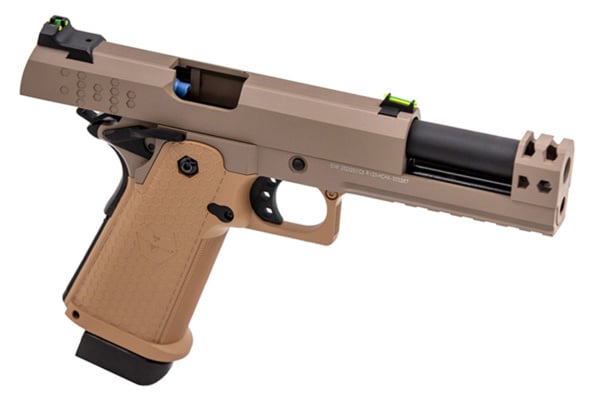 Raven HEX-Comp Full Metal GBB Hi-Capa Airsoft Pistol (Tan)