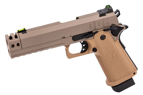 Raven HEX-Comp Full Metal GBB Hi-Capa Airsoft Pistol (Tan)