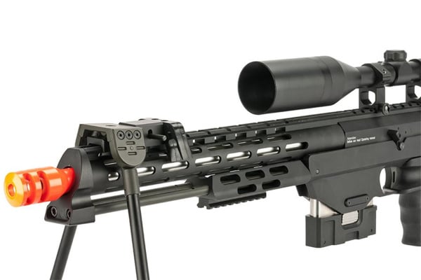 S&T Gas Powered Full Metal DSR-1 Advanced Bullpup Sniper Rifle (Black)