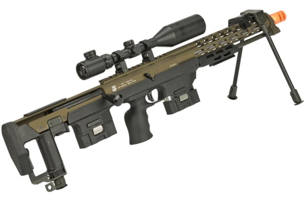 ProShop Gas Powered Full Metal DSR-1 Advanced Bullpup Sniper Rifle (Dark Earth)