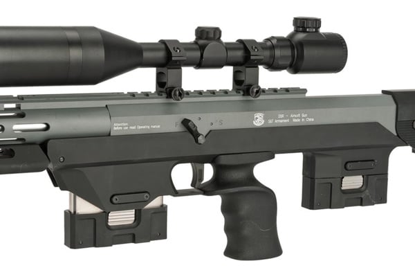 ProShop Gas Powered Full Metal DSR-1 Advanced Bullpup Sniper Rifle (Gray)