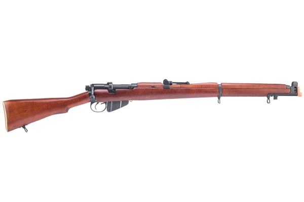 S&T Lee Enfield No. 1 Mk III Spring Powered Bolt Bolt Action Airsoft Rifle (Wood)