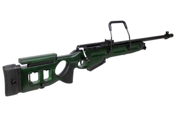 S&T SV-98 Spring Power Bolt Action Airsoft Snniper Rifle (Green)