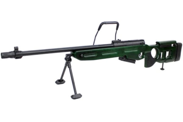 S&T SV-98 Spring Power Bolt Action Airsoft Snniper Rifle (Green)