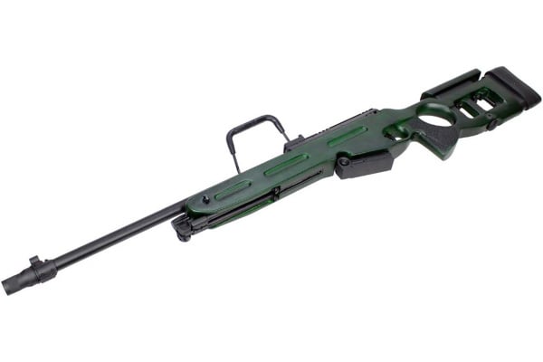 S&T SV-98 Spring Power Bolt Action Airsoft Snniper Rifle (Green)