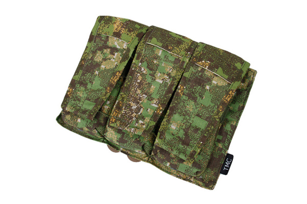 TMC Advanced War Fighter Triple M4 Magazine Pouch ( Green Zone )