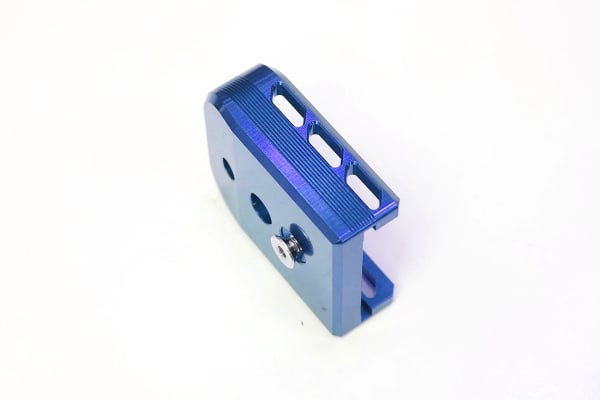 Dr. Black Aluminum Type B Magazine Base for Hi-Capa 5.1 GBB Pistols (Blue)