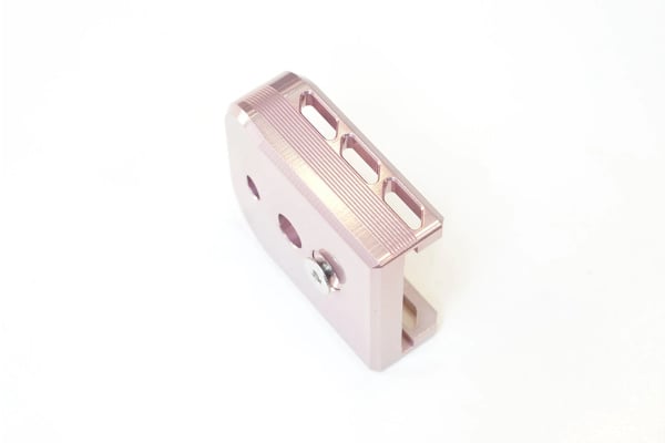 Dr. Black Aluminum Type B Magazine Base for Hi-Capa 5.1 GBB Pistols (Pink)