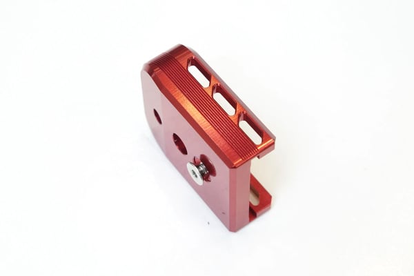 Dr. Black Aluminum Type B Magazine Base for Hi-Capa 5.1 GBB Pistols (Red)