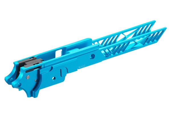 Dr. Black CNC Aluminum Frame Type 01 For TM Hi-CAPA 4.3 GBB Pistols (Aquamarine)