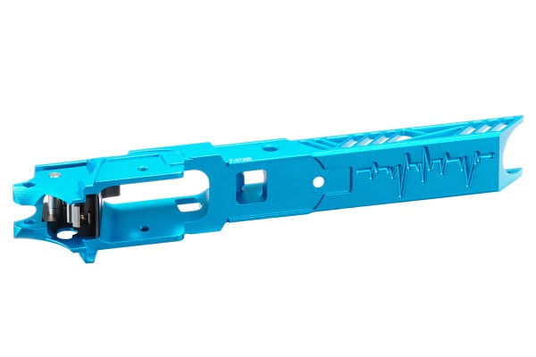 Dr. Black CNC Aluminum Frame Type 01 For TM Hi-CAPA 4.3 GBB Pistols (Aquamarine)