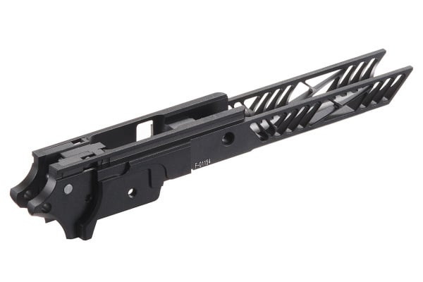 Dr. Black CNC Aluminum Frame Type 01 For TM Hi-CAPA 4.3 GBB Pistols (Black)