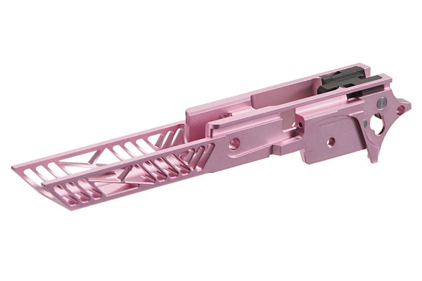 Dr. Black CNC Aluminum Frame Type 01 For TM Hi-CAPA 4.3 GBB Pistols (Pink)