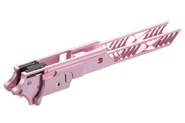 Dr. Black CNC Aluminum Frame Type 01 For TM Hi-CAPA 4.3 GBB Pistols (Pink)