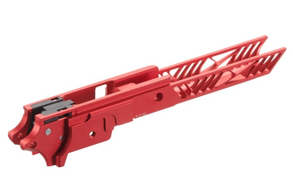 Dr. Black CNC Aluminum Frame Type 01 For TM Hi-CAPA 4.3 GBB Pistols (Red)