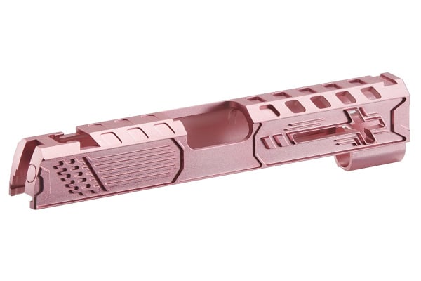 Dr. Black Royal Aluminum Slide for TM Hi-CAPA 4.3 GBB Airsoft Pistols (Pink)