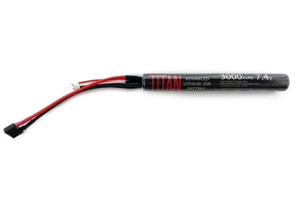 Titan 7.4v 3000mAh Lithium-ion Stick Battery Deans