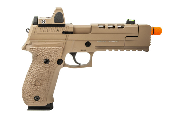 Vorsk Airsoft VP26X GBB Airsoft Pistol w/ Micro Red Dot (Tan)