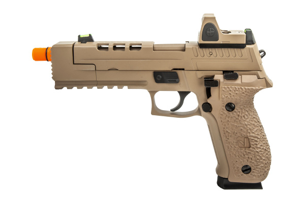 Vorsk Airsoft VP26X GBB Airsoft Pistol w/ Micro Red Dot (Tan)