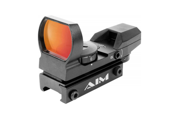 AIM Sports Dual Illuminated Panorama Red Dot Scope ( Black )