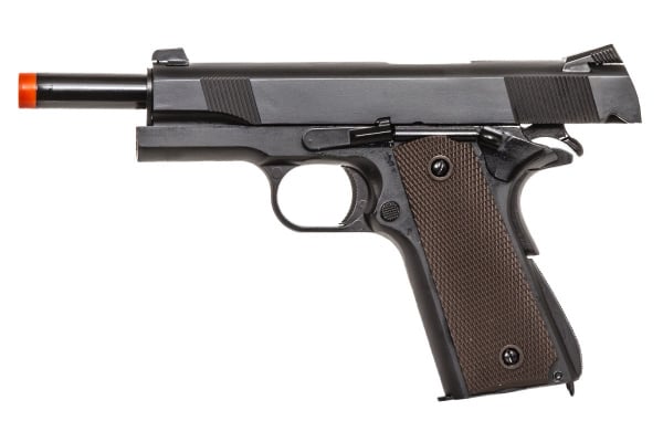 Double Bell M1911 Type 2 GBB Low Velocity Airsoft Pistol ( Black / Brown )