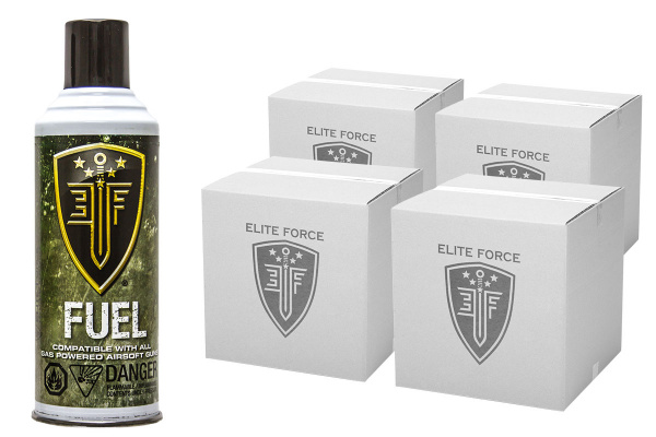 Elite Force Green Gas 4 Case ( 12 Cans Per Case : 48 Total )