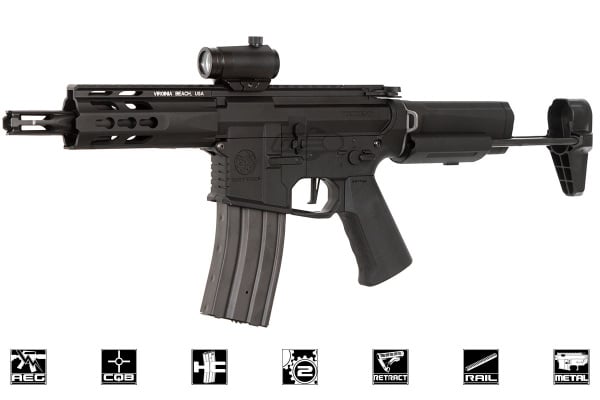 Krytac Trident MK2 PDW Keymod M4 Carbine AEG Airsoft Rifle ( Black )