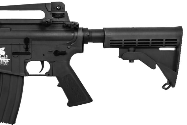 Lancer Tactical LT01BL Gen 2 M4 M933 Commando Carbine AEG Airsoft Rifle Low FPS ( Black )