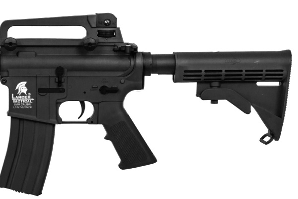 Lancer Tactical LT-06B Gen 2 M4A1 Carbine AEG Airsoft Rifle ( Black )