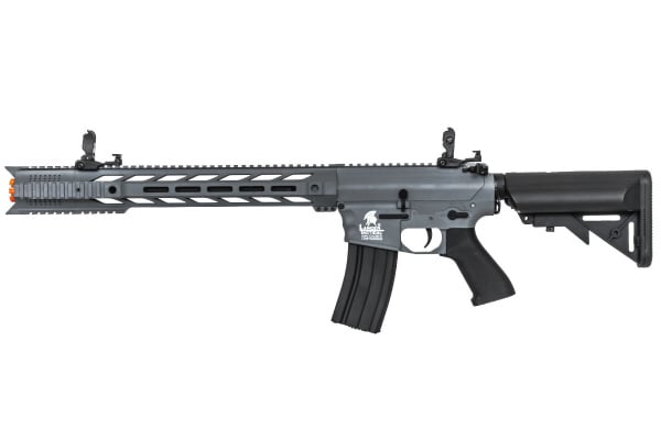 Lancer Tactical LT25 Gen 2 Interceptor SPR M4 AEG Airsoft Rifle ( Grey )