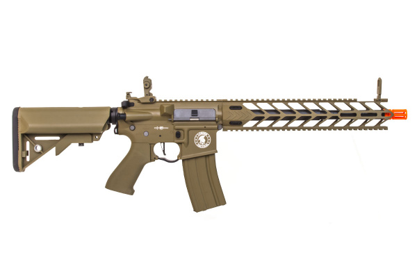 Lancer Tactical Nightwing M4 Carbine ProLine ETC & Full Metal AEG Airsoft Rifle ( Tan / High FPS )