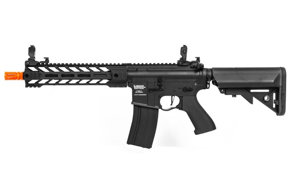 Lancer Tactical ProLine ETC & Full Metal Battlehawk 10" Carbine AEG Airsoft Rifle ( Black / High FPS )